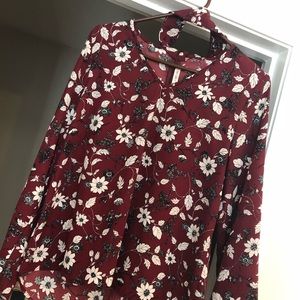 Floral long sleeve